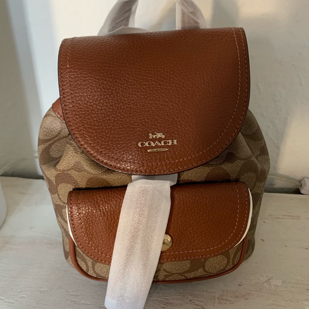 Brand new Coach mini backpack